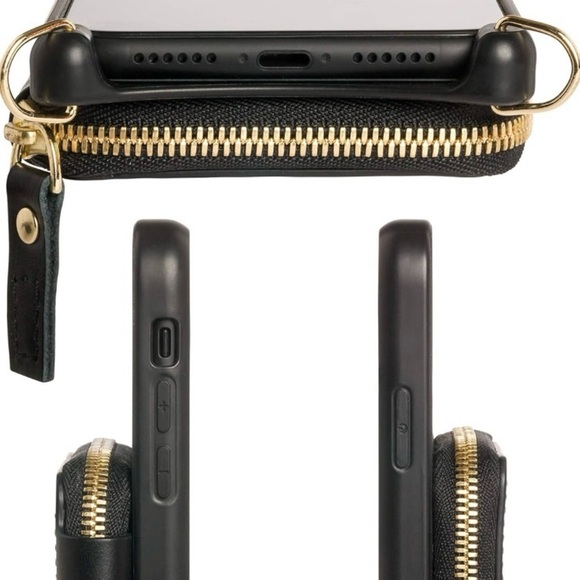 New iPhone 11 Pro Max Wilken Leather iPhone Crossbody Phone Case with Wallet - Picture 6 of 14